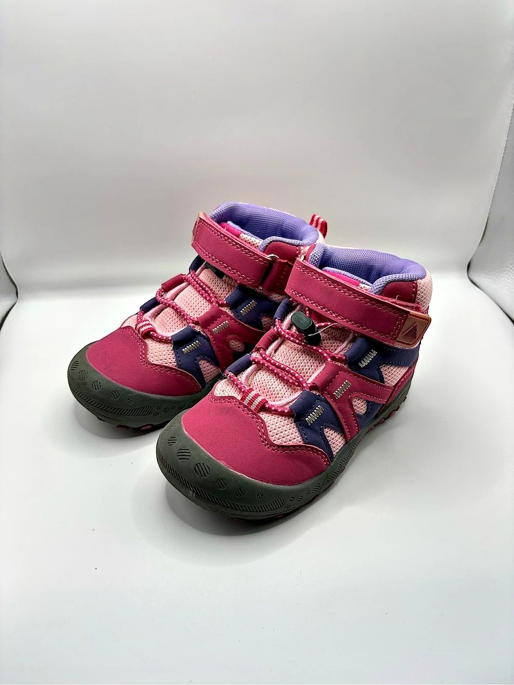 Mishansha Kids Ankle Hiking Boots Pink & Purple Girls US 10